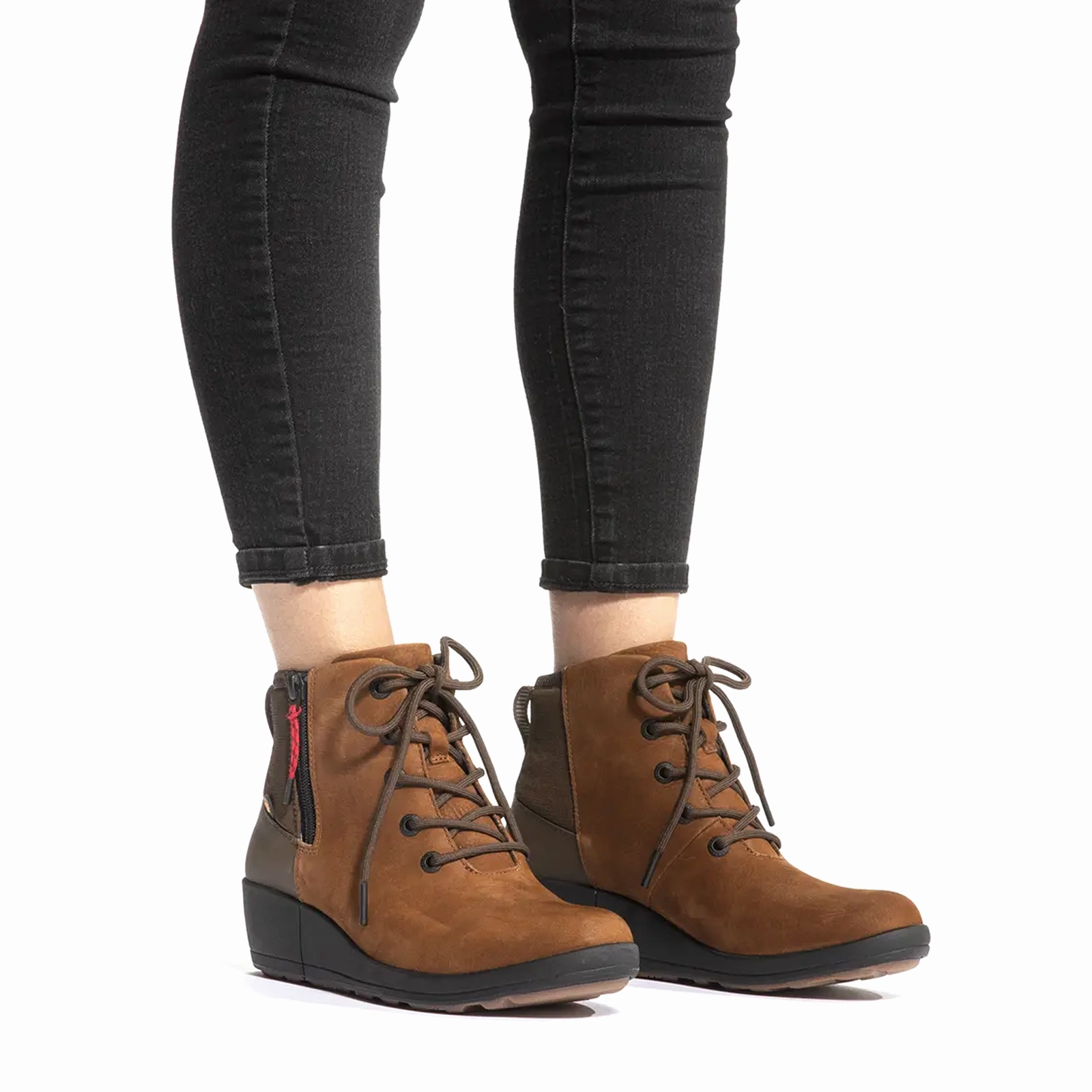 Bogs Vista Rugged Lace Waterproof Ankle Boot (Women) - Cognac Multi Event Lane Easy To Clean