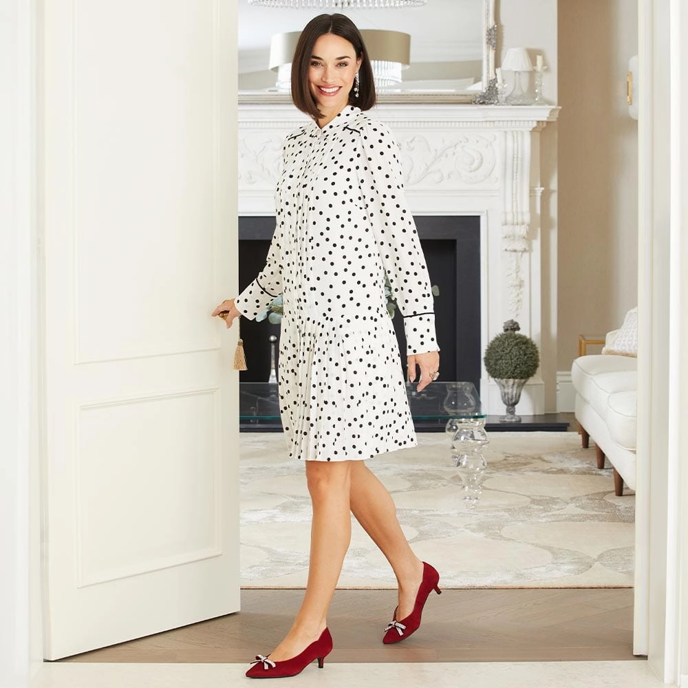 Peep Toe Sandals for Party Kylie: Cherry Red Suede & Diamante