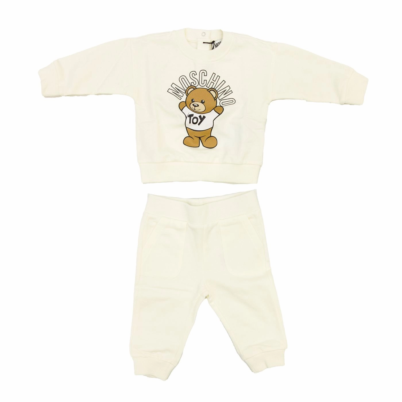 Moschino Baby Kid Teddy Bear Tracksuit Set - Cloud Cotton rich children's clothing