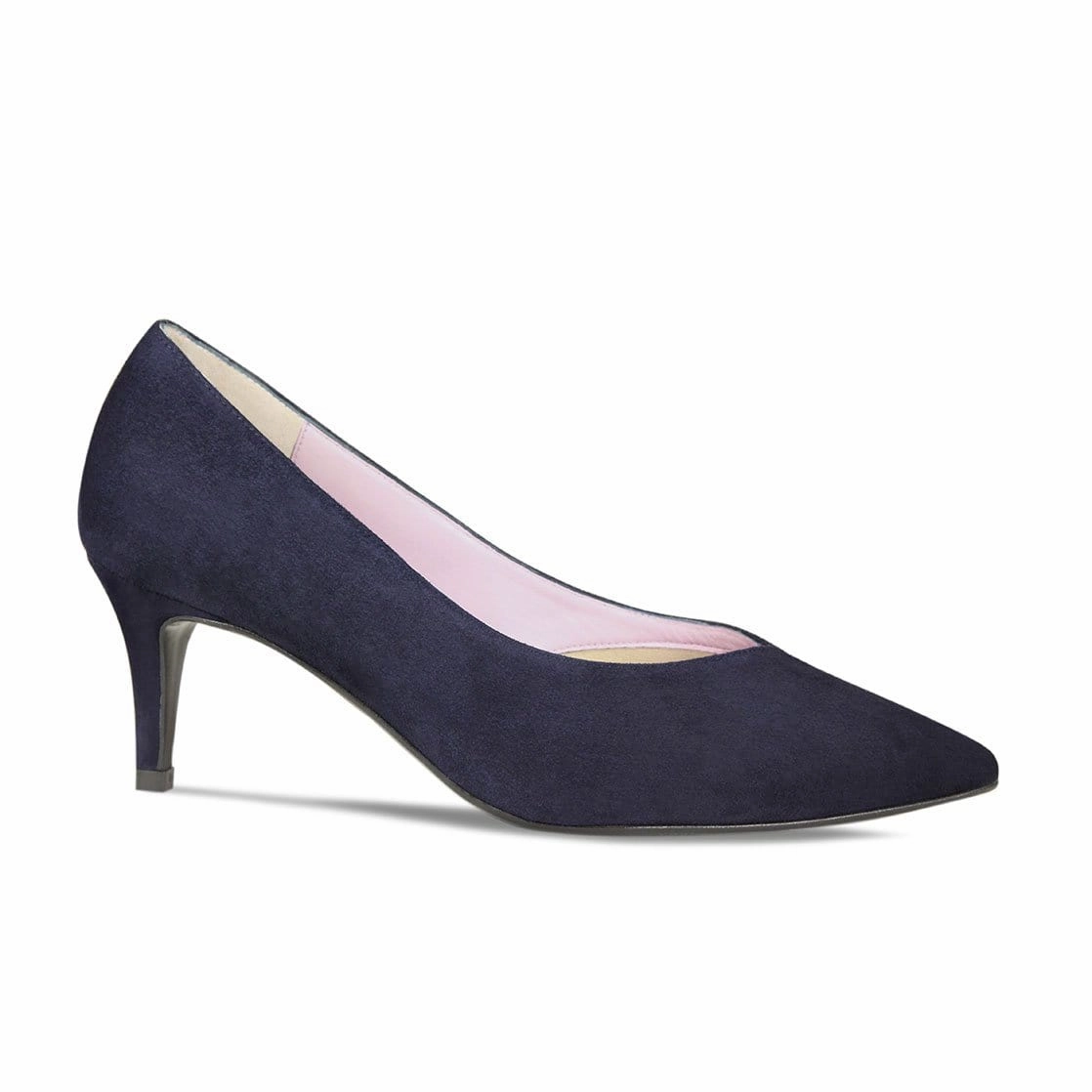 Holiday Party Footwear Glamorous Heels Carmen: Navy Suede