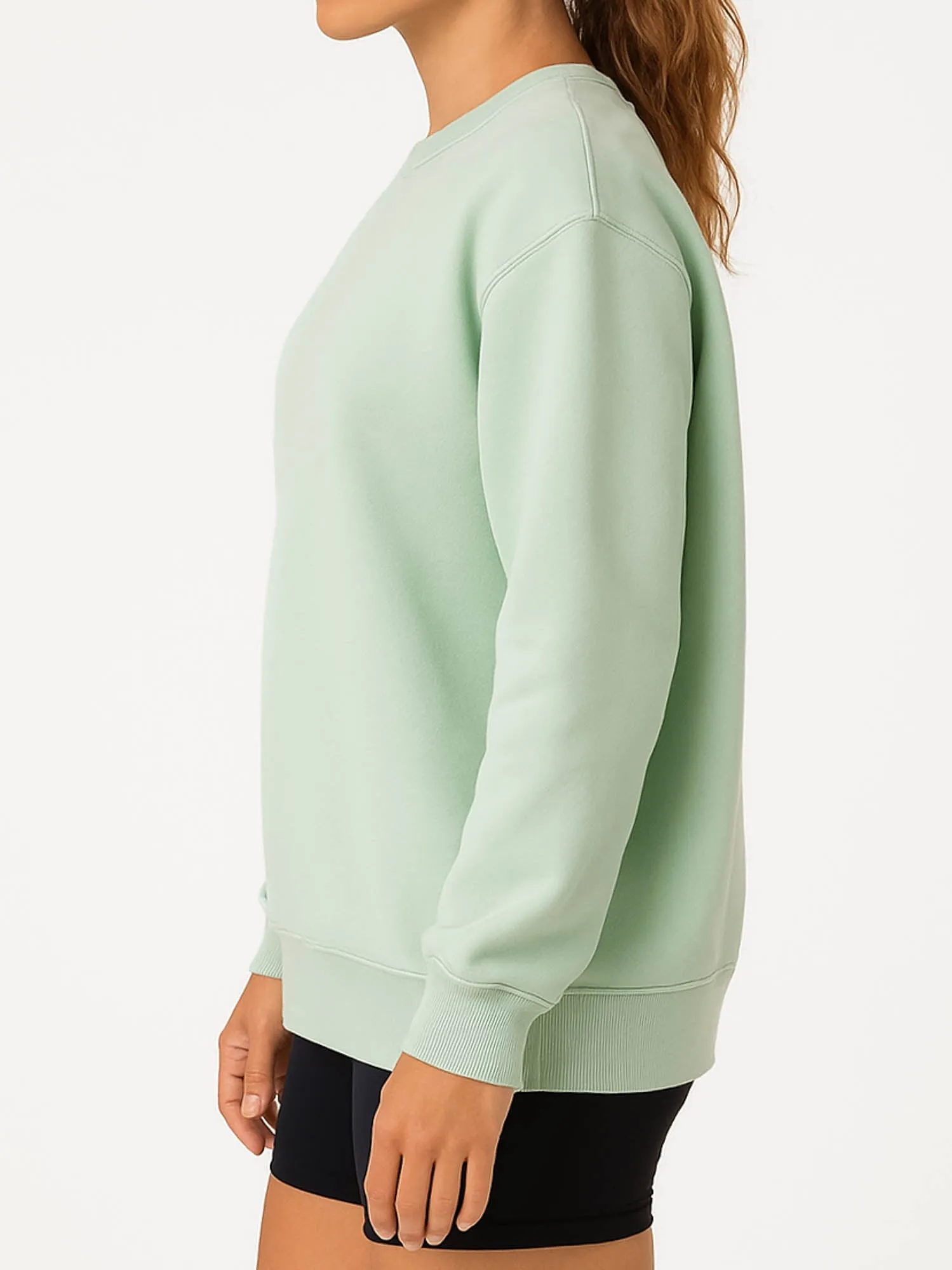 Gender - neutral Boyfriend Pullover - Spearmint
