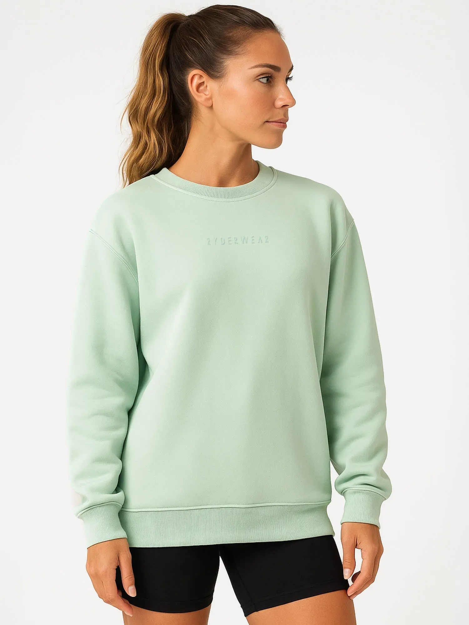 Calendar Keep Boyfriend Pullover - Spearmint