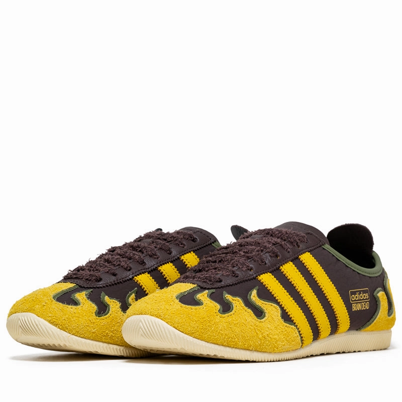Simple Comfort Design Brain Dead x Adidas Japan Lo - Shadow Brown/Yellow