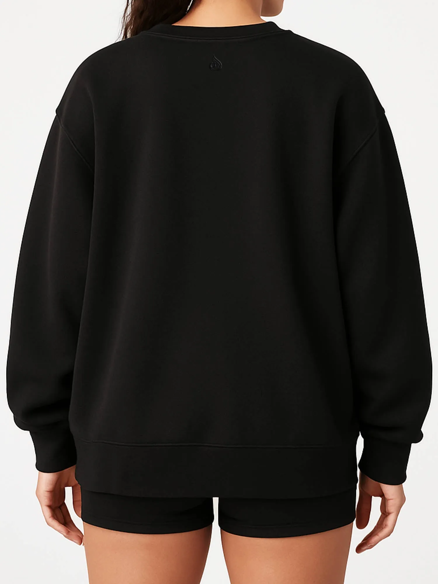 Boyfriend Pullover - Black Mouse like