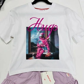 Halloween costumes for kids Little girl HUGO Kids T-shirt - 8Y