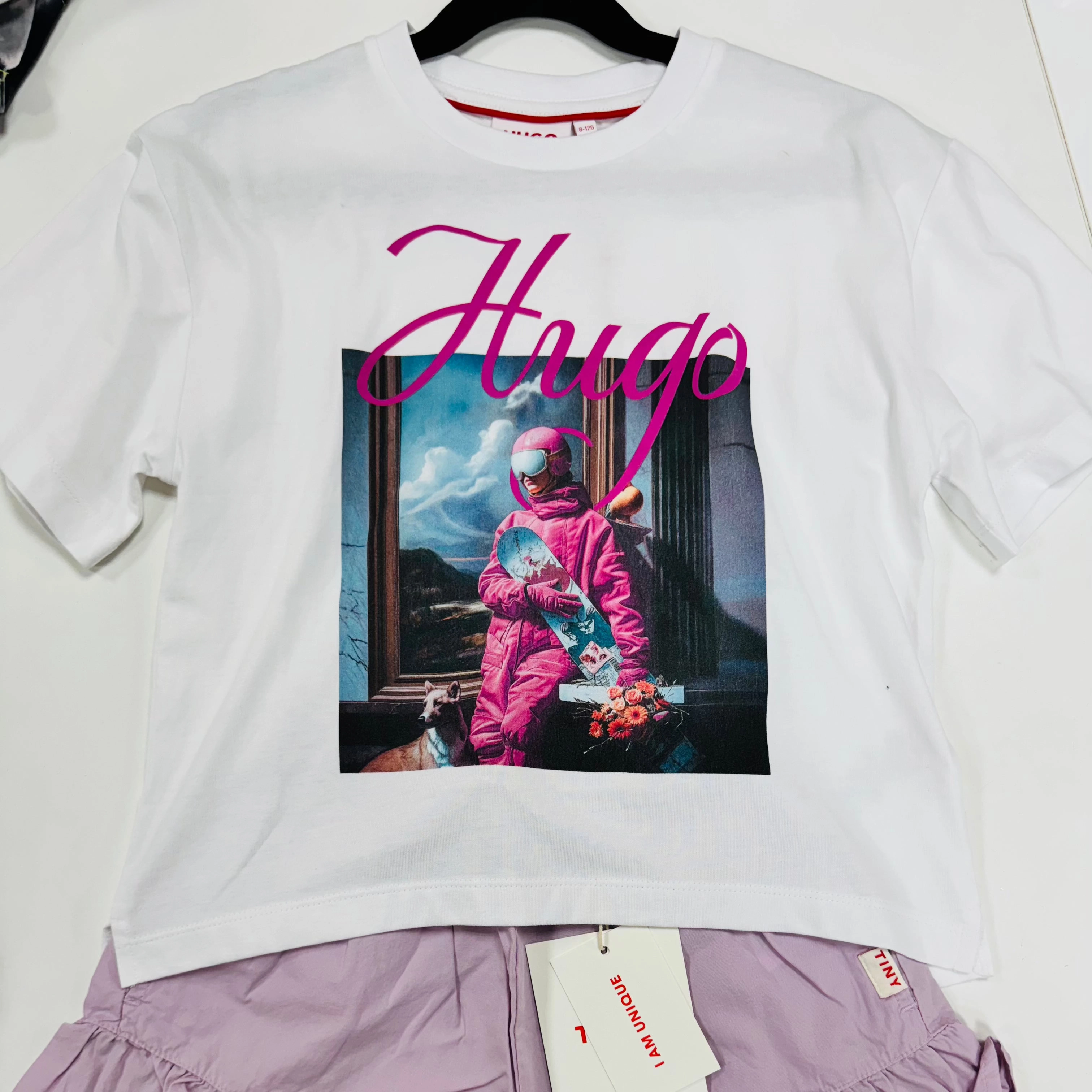 Halloween costumes for kids Little girl HUGO Kids T-shirt - 8Y