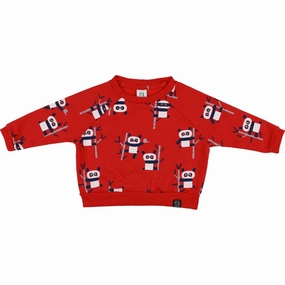 Kukukid Kids Sweatshirt - Coral Pandas best - selling