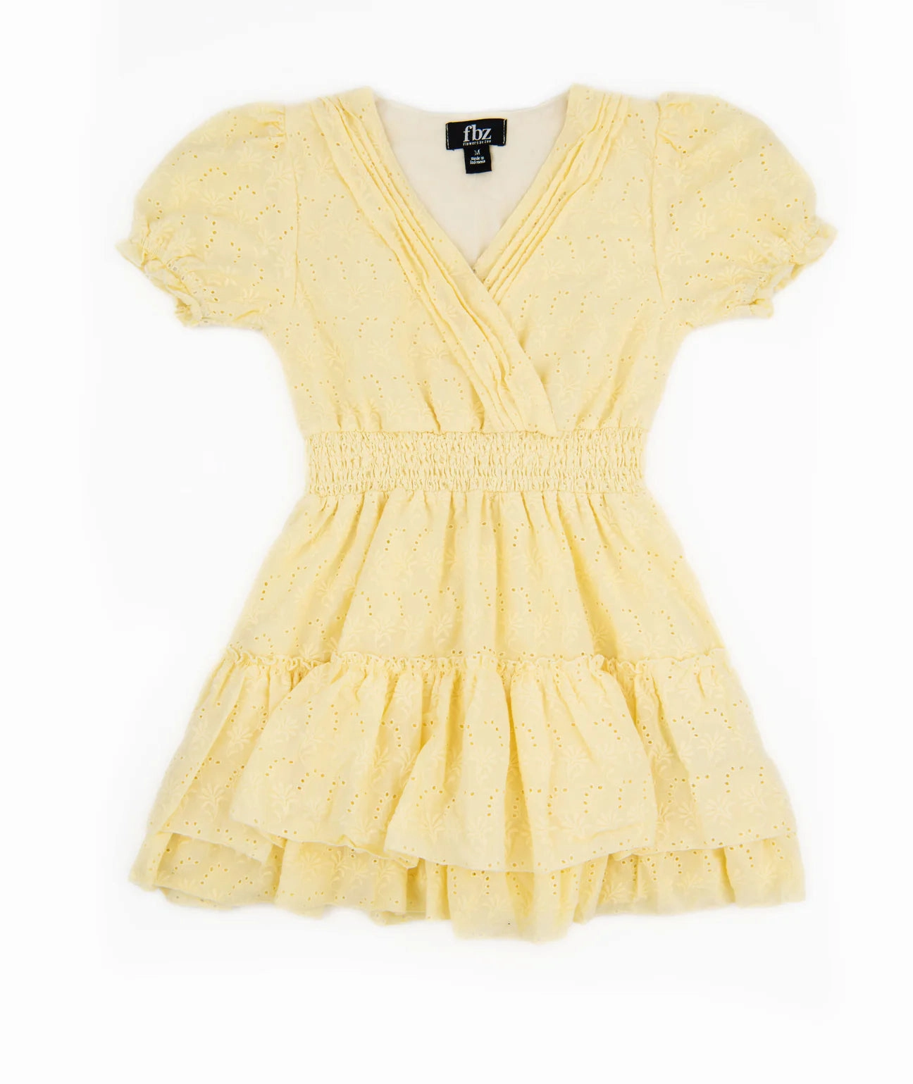 Superhero outfits for kids Yellow Eyelet Dress