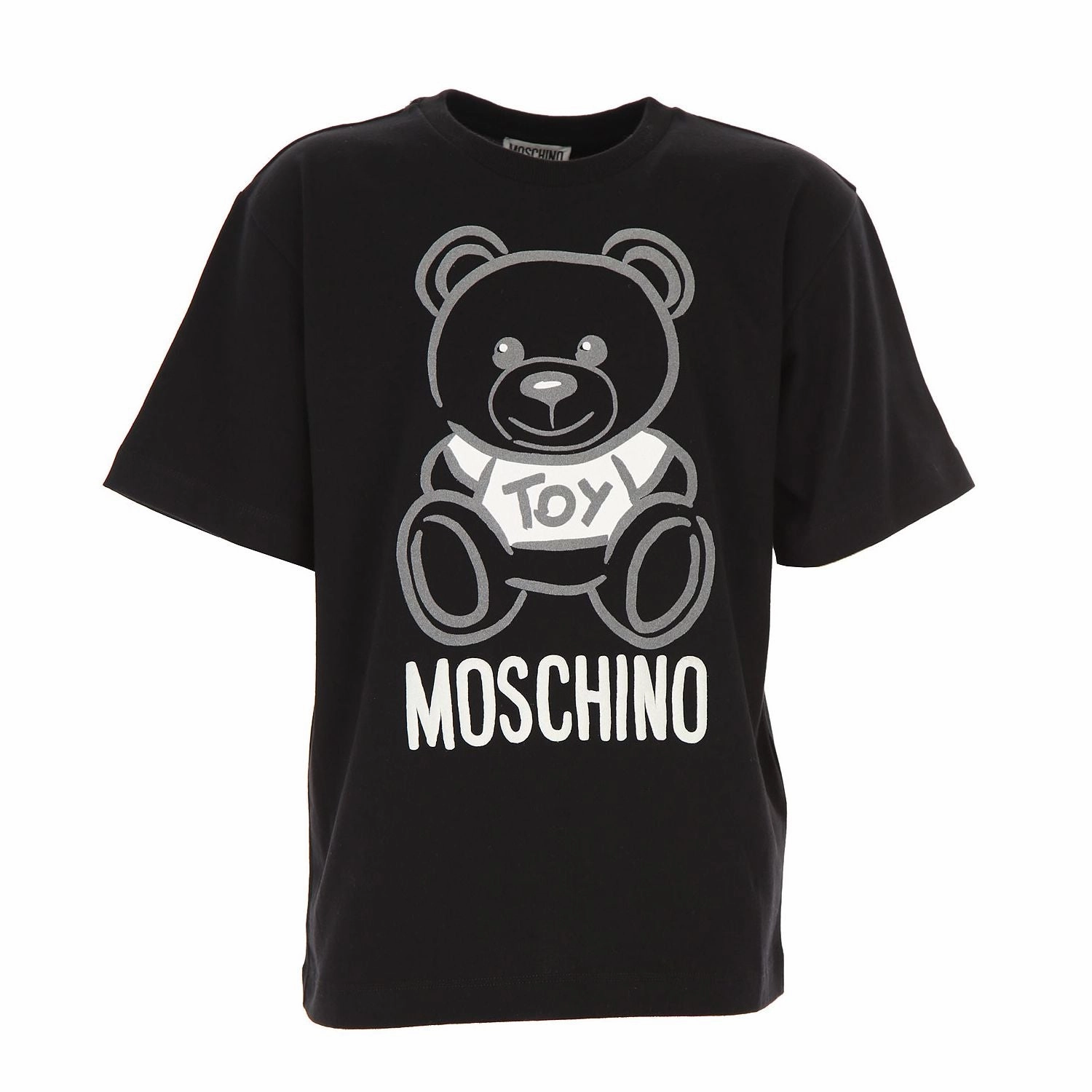 Juvenile clothing Moschino Kids Short Sleeve Toy Bear T-Shirt in Black