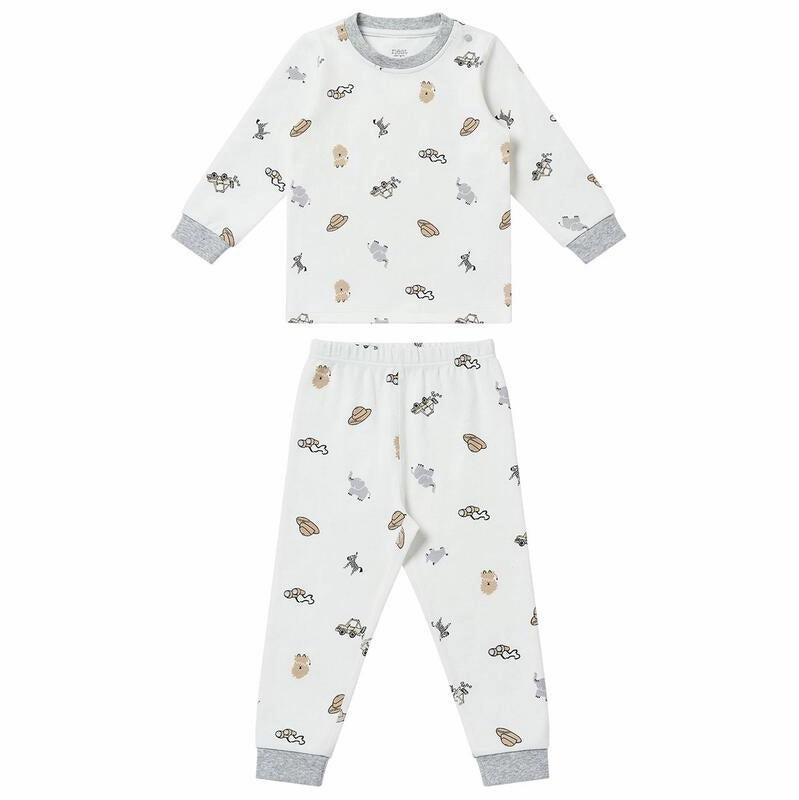 Nest Designs Kids/Baby Two-Piece Long Sleeve PJ Set (Organic Cotton) - Safawhee! Tight anti - static