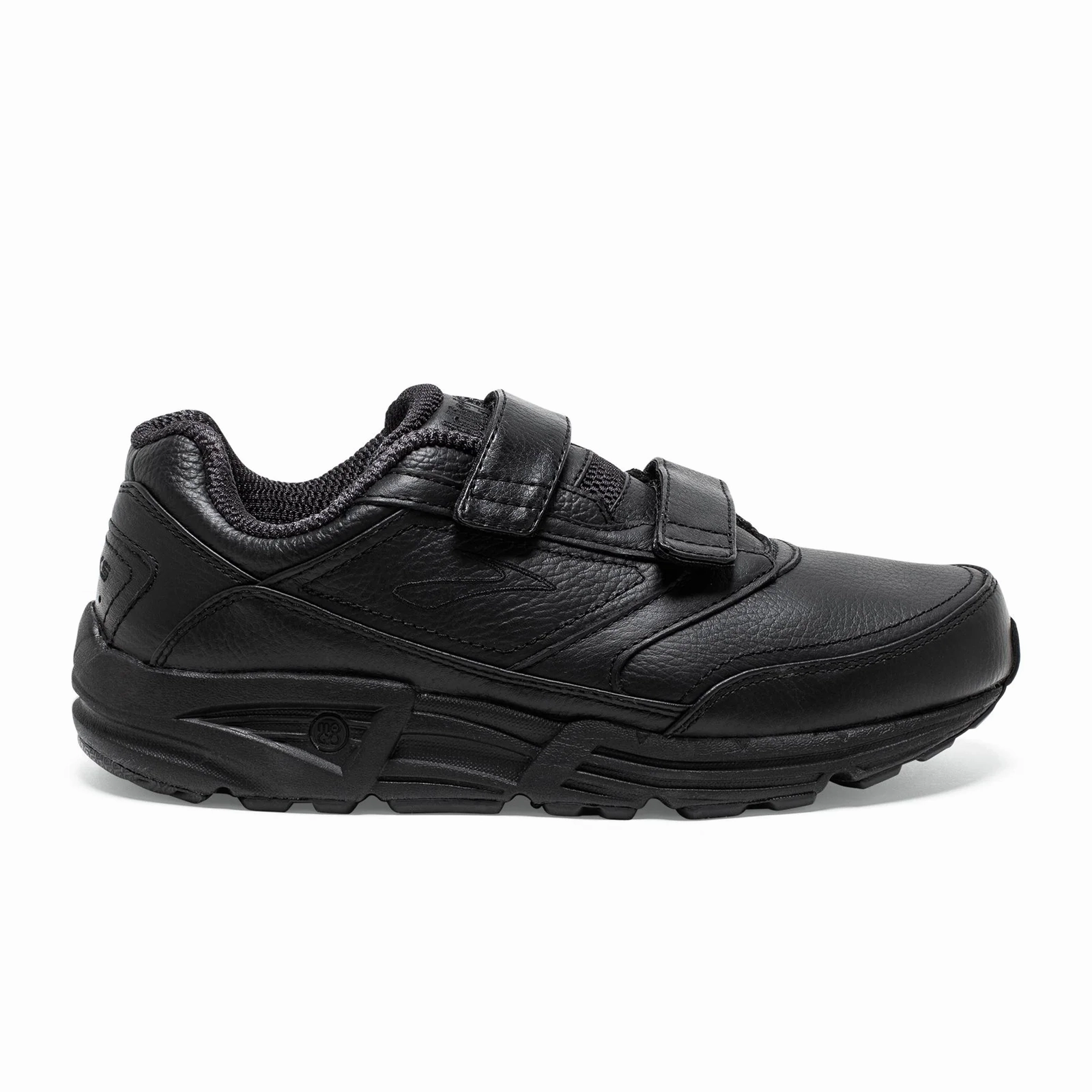 Clean Profile Brooks Addiction Walker V-Strap Walking Shoe (Women) - Black