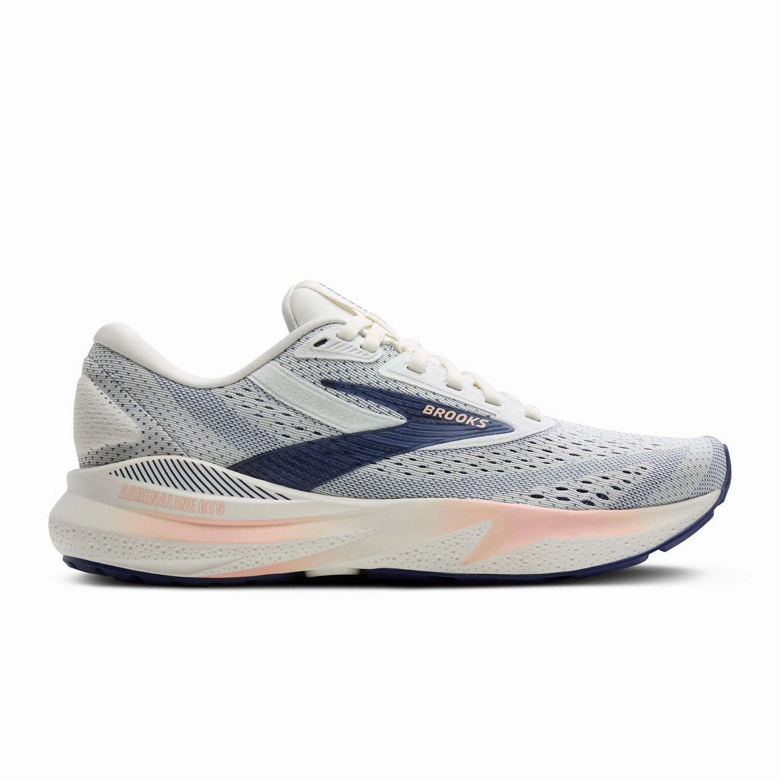 Brooks Adrenaline GTS 24 Running Shoe (Women) - Grey/Blue Ribbon/Peach Professional Look Lace Up