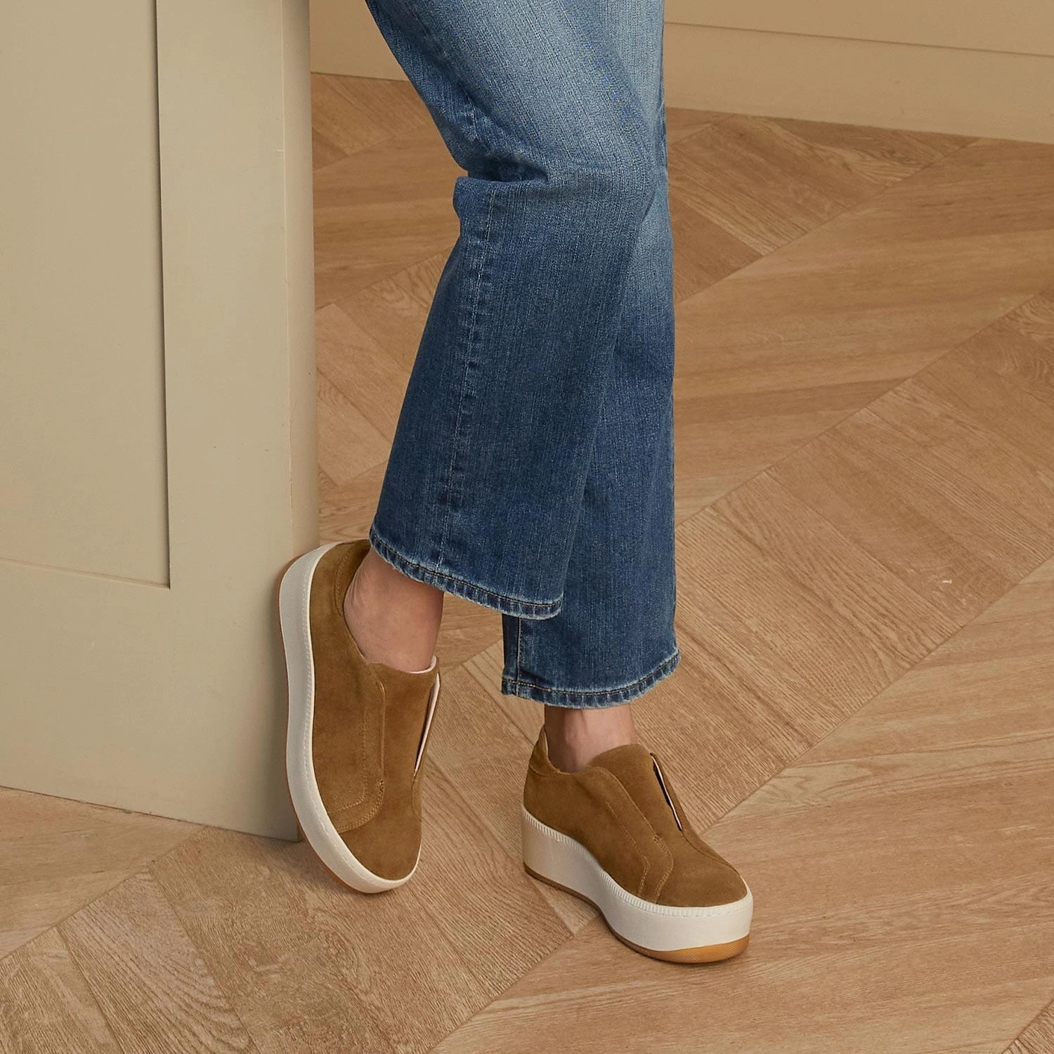 Soft Touch Drama: Tan Suede