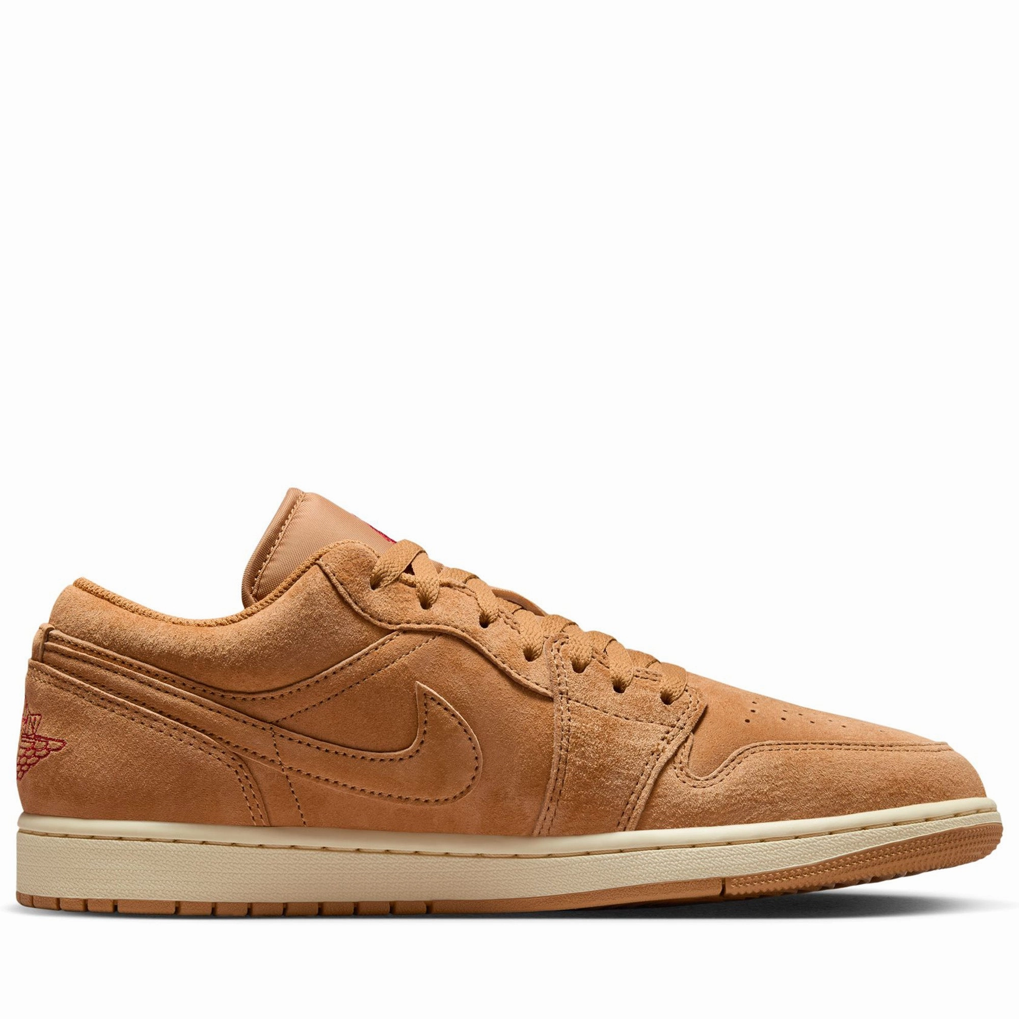 All Safe Foot Safe Air Jordan 1 Low SE - Flax/Varsity Red