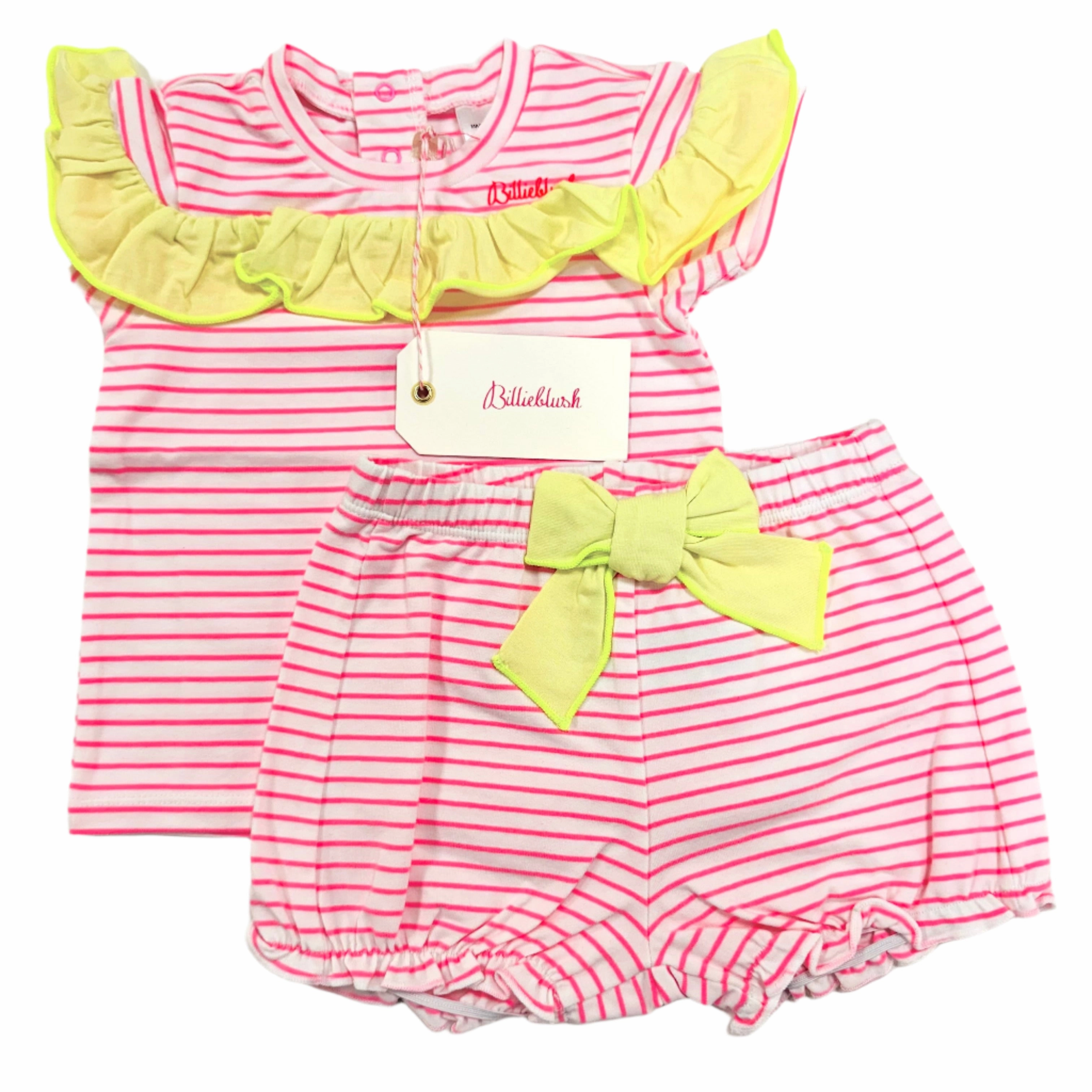 Safari wear for children Billieblush Baby T-shirt & Shorts Set - 12M