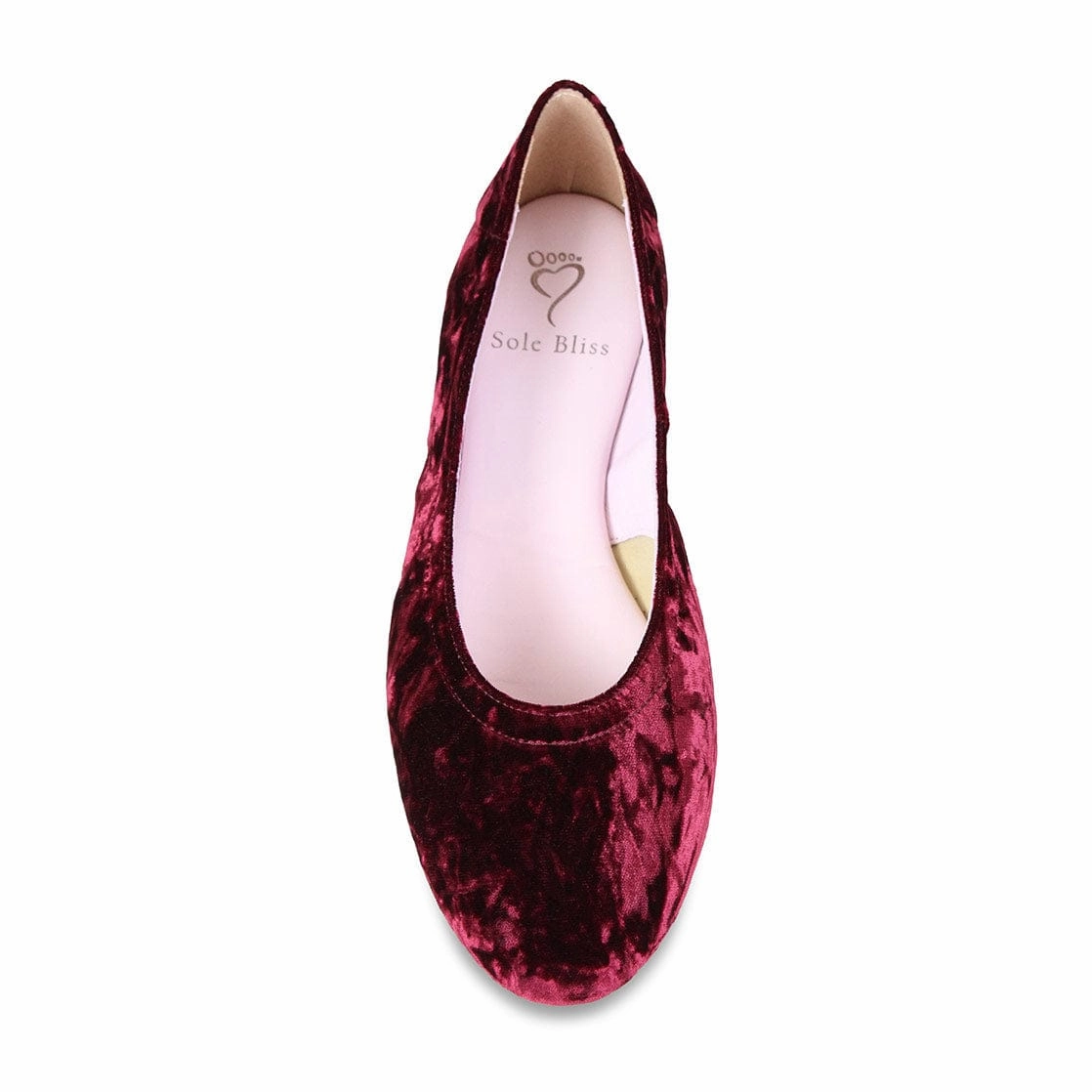 Leather Soft Light Sole Luna: Luxe Berry Velvet