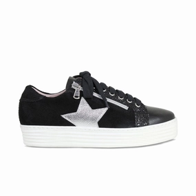 Training Pulse Shock Control Star: Black Leather & Suede