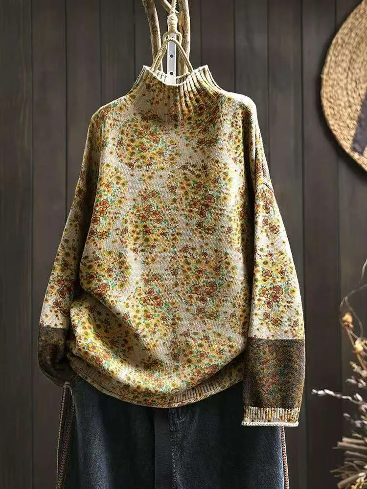 Winter Must-Have Babakud Women Autumn Curling Casual Cotton Sweater