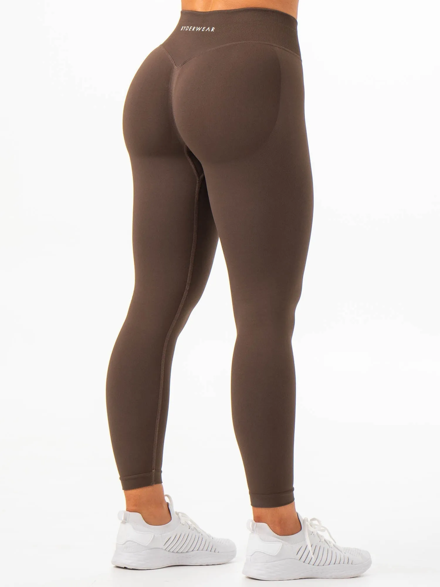 Boost Seamless Leggings - Espresso Gusseted Crotch