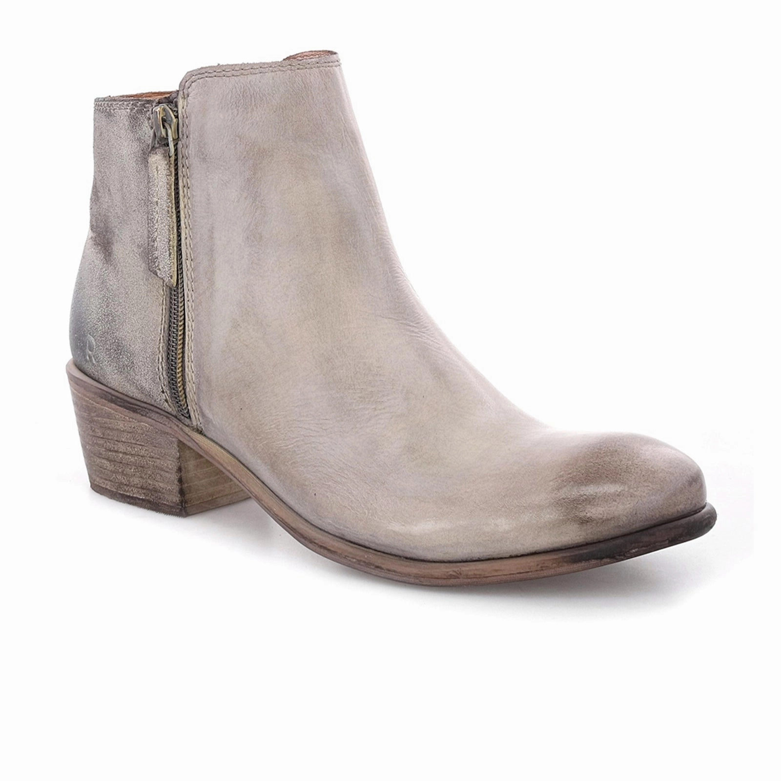 Street Path Active Dash ROAN Liz Heeled Ankle Boot (Women) - Bone Crust Brown Wax