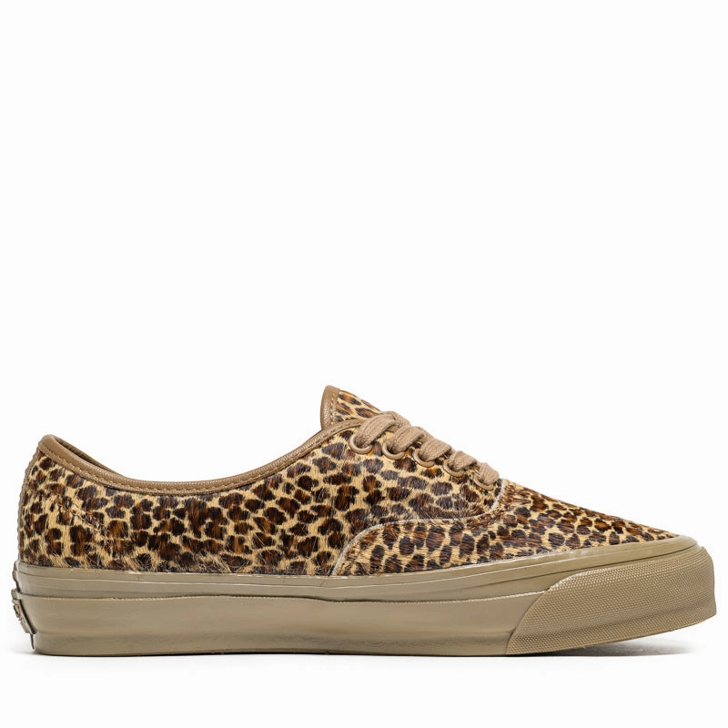 Safe Lane Hand-Burnished Vans LX Authentic 44 - Pony Hair Leopard