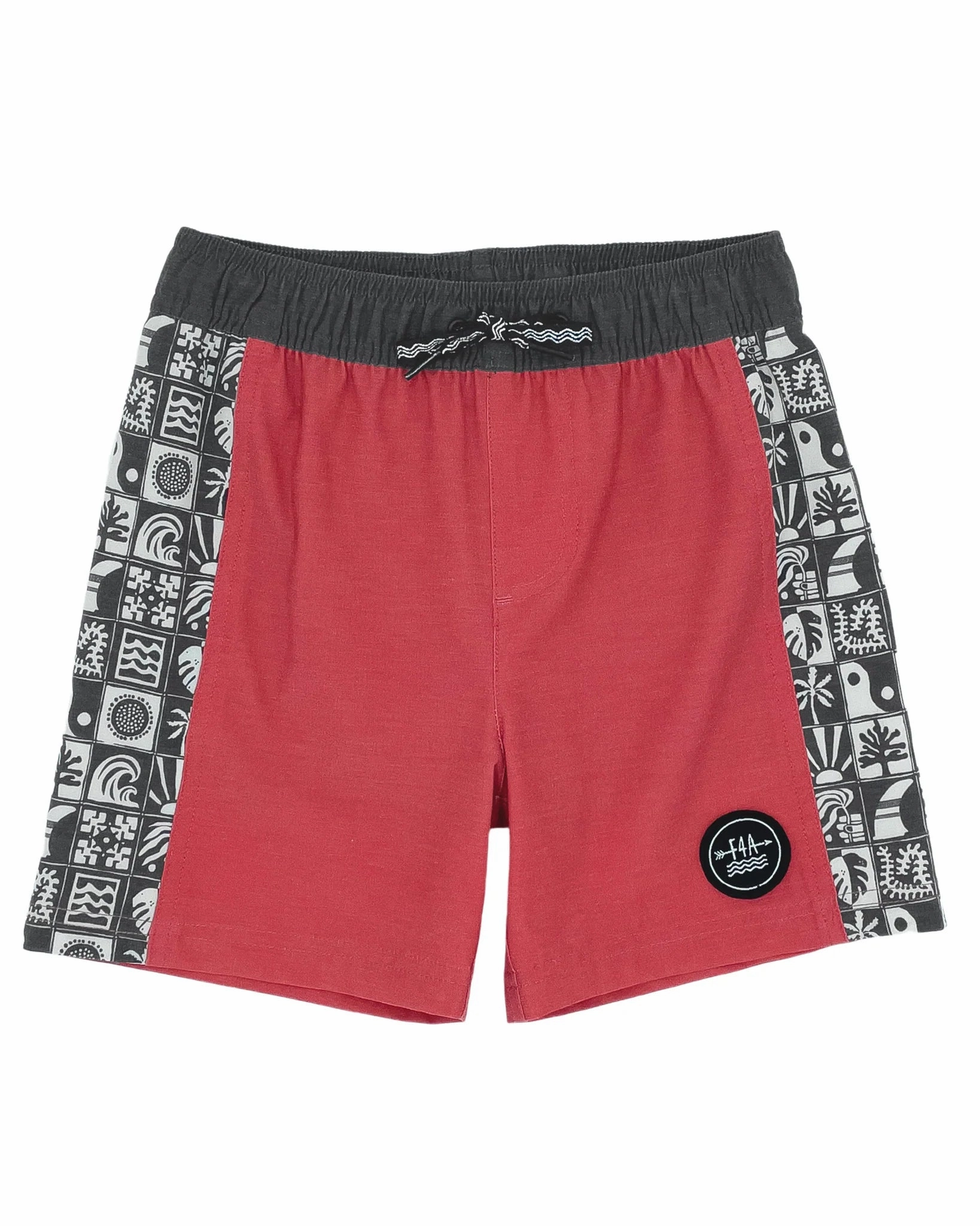 Beach Tile Volley Trunk | Chili Pepper Multicolor