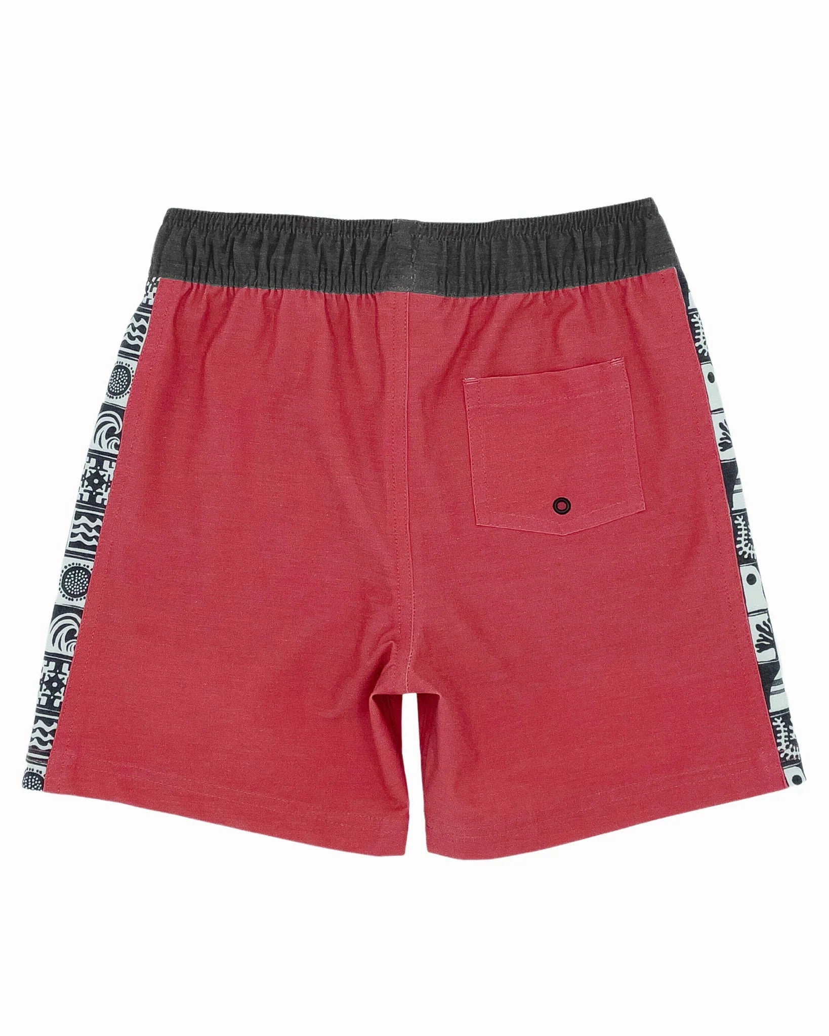 Beach Tile Volley Trunk | Chili Pepper Water resistant kids' apparel Loungewear for kids