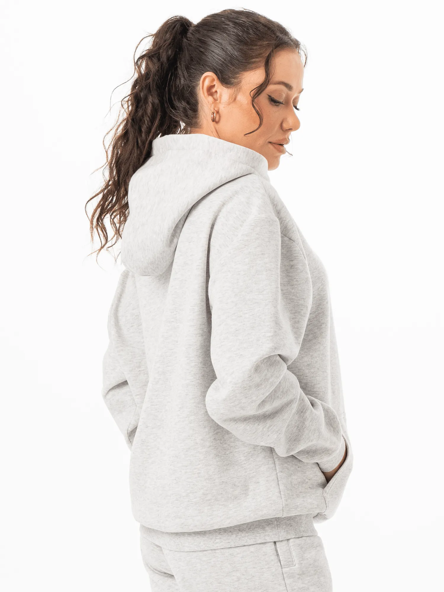 Unisex Hoodie - Snow Marl Sporty Recommend