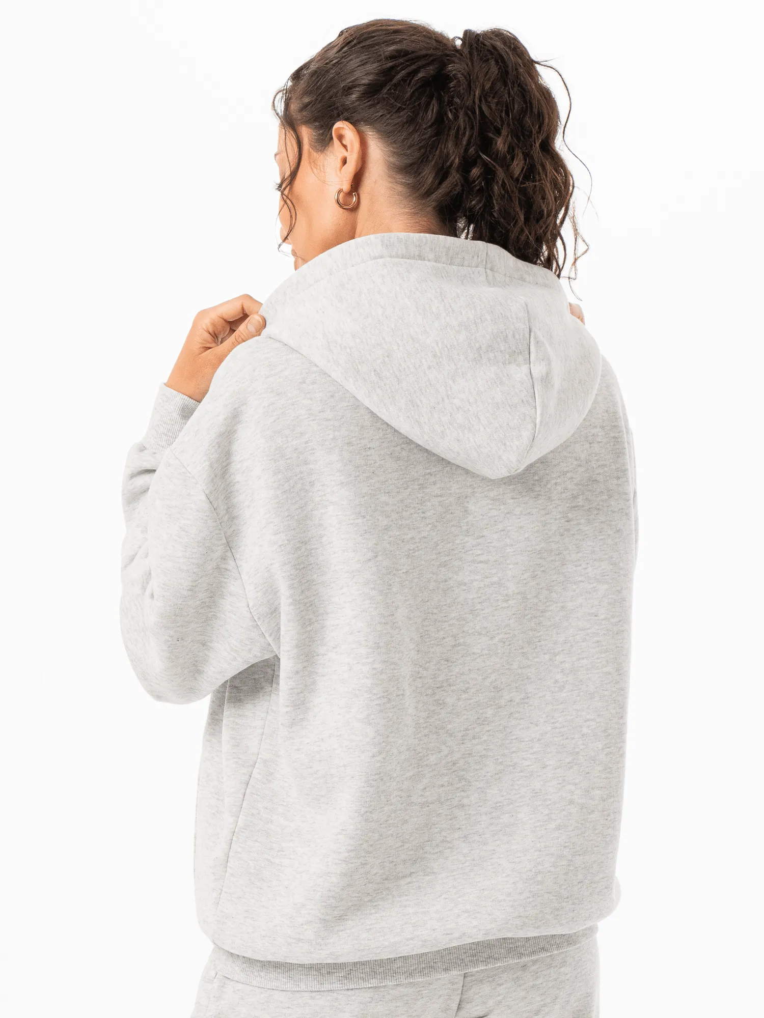 rainy weather Performance Fashion Unisex Hoodie - Snow Marl