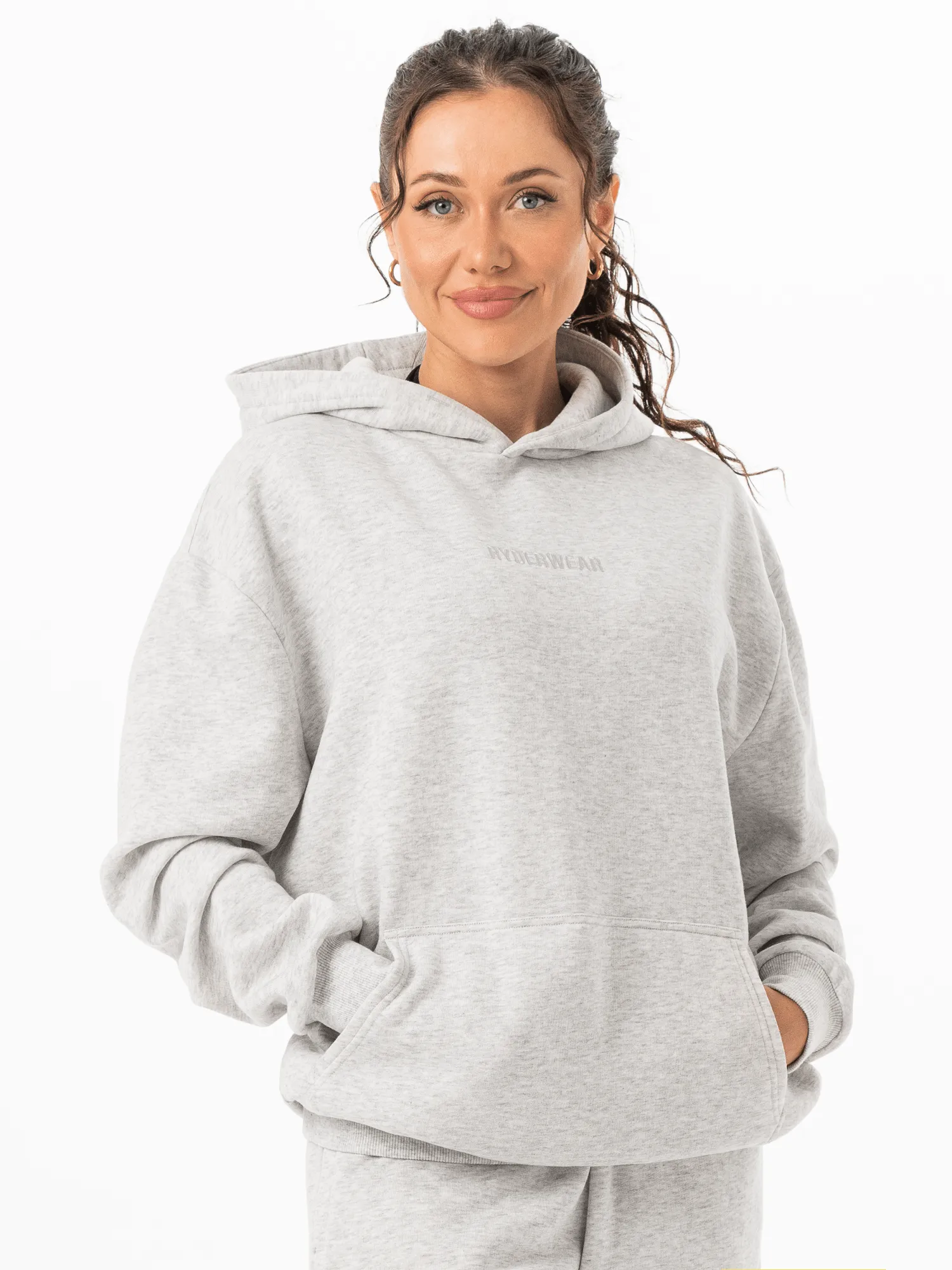 Unisex Hoodie - Snow Marl sports practice
