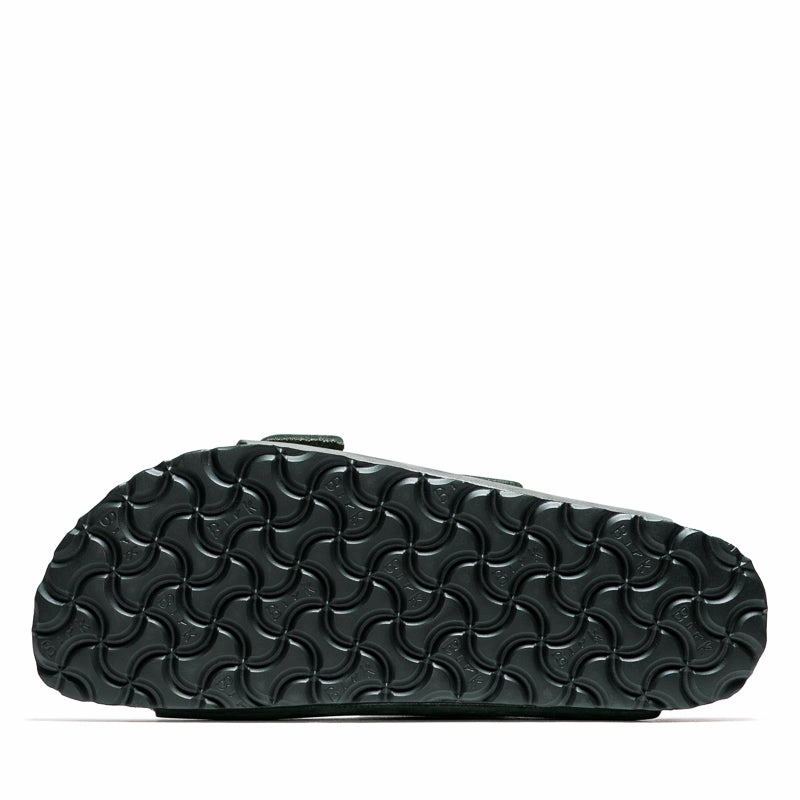 Women's Birkenstock Arizona Oiled Leather - Thyme Soft Comfort Fit