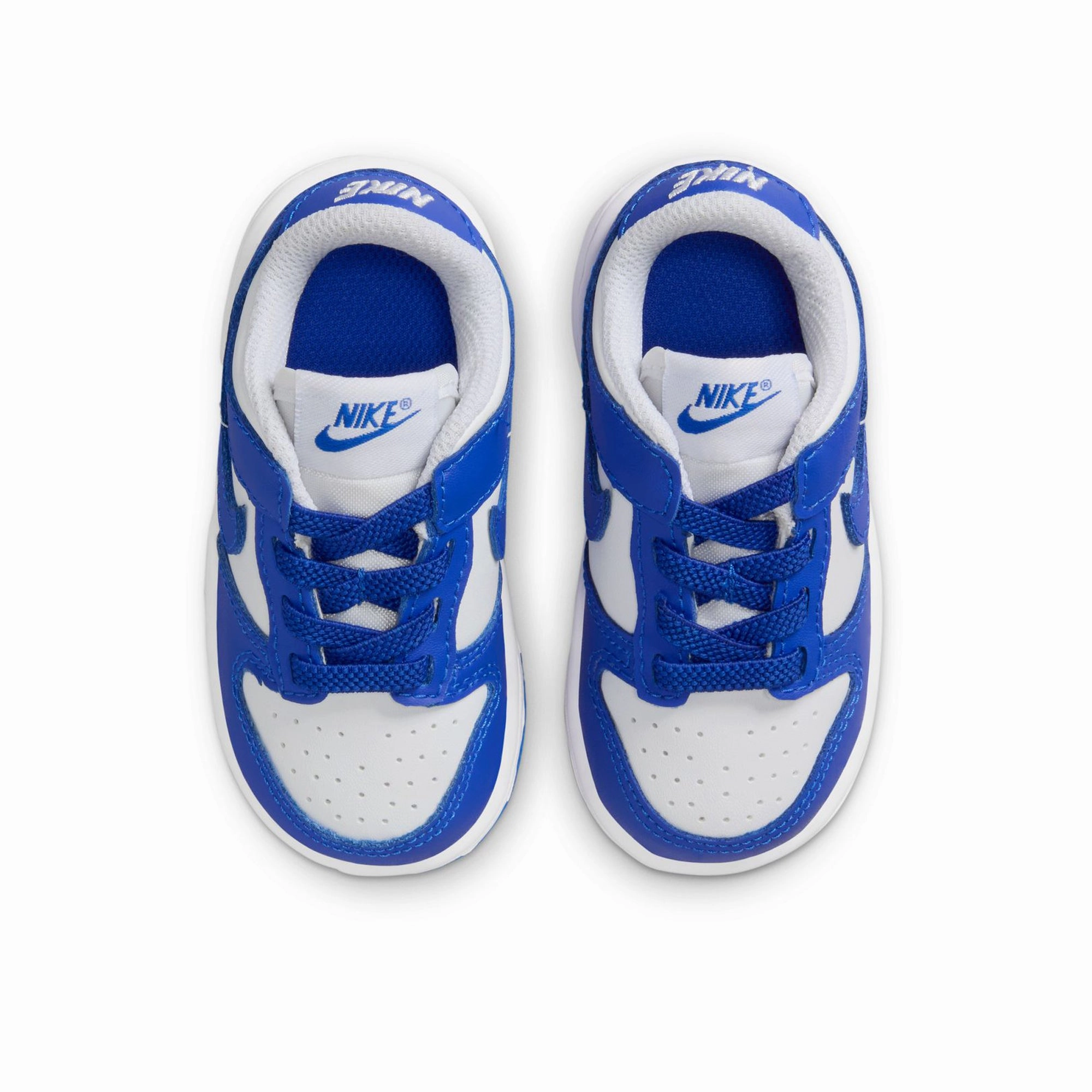 Nike Dunk Low (TD) - White/Hyper Royal Day To Night Easy Slip-on Footwear
