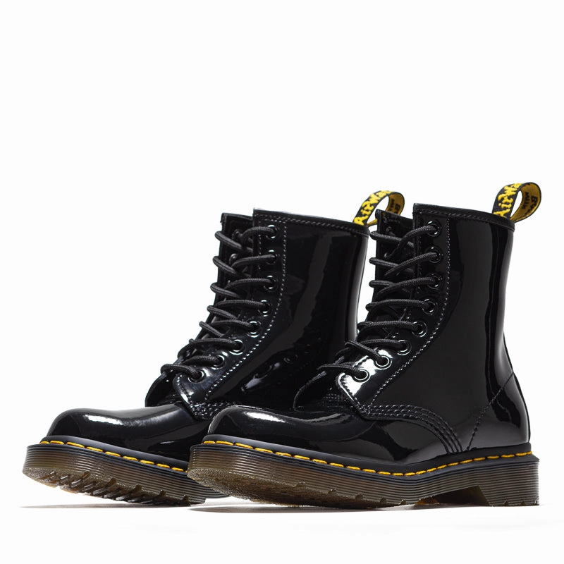 Women's Dr. Martens 1460 - Black Patent Lamper Shopping Day