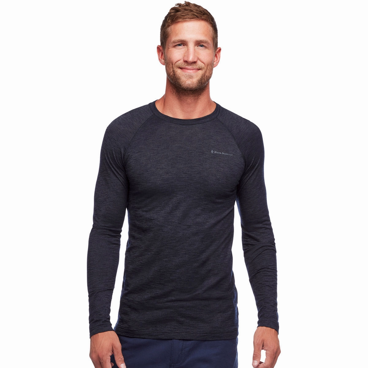 Men's Rhythm Long Sleeve Tee Wrinkle Resistant Material Minimalist Look