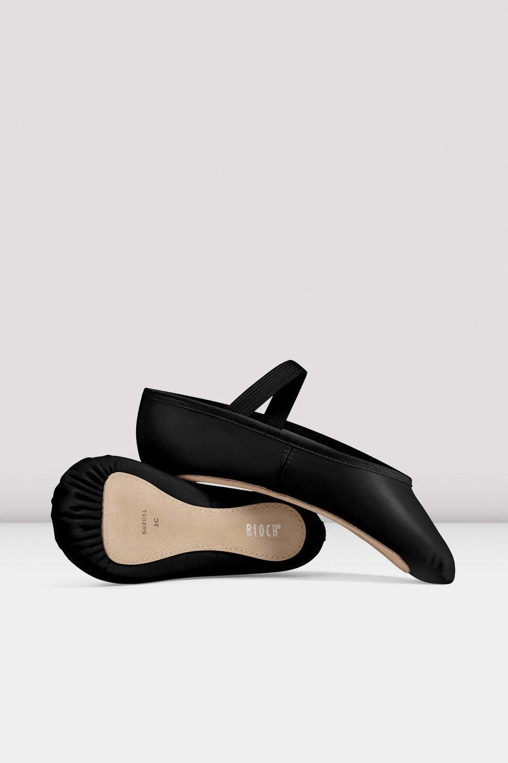 Childrens Dansoft Leather Ballet Shoes Pace Drive Supportive Lining