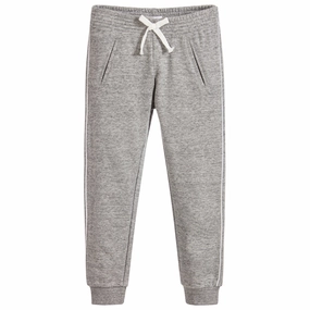 Fancy slim Chloe Kids Grey Fleece Sweatpants - 5Y