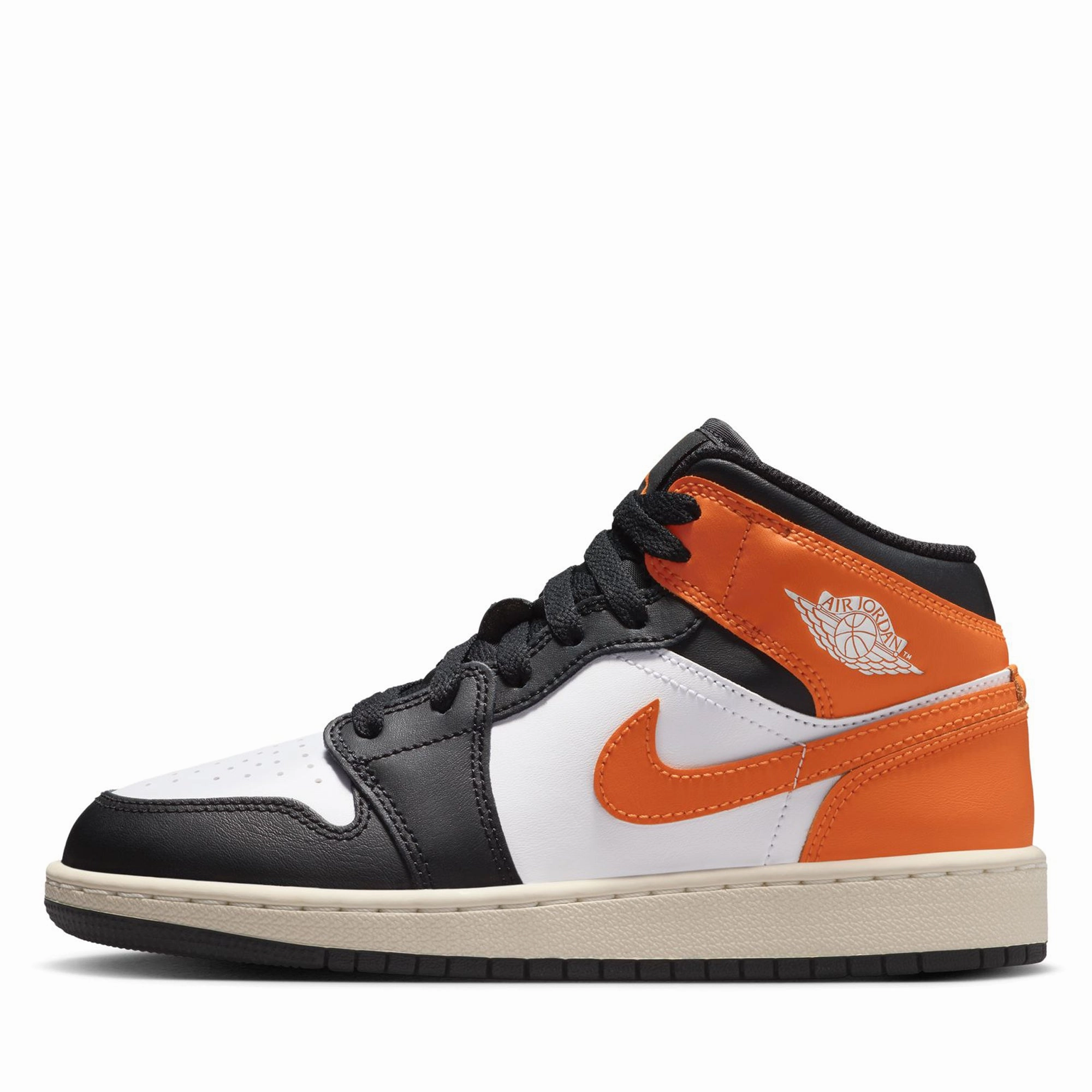 Air Jordan 1 Mid (GS) - Starfish/Black Food Walk Fresh Dash