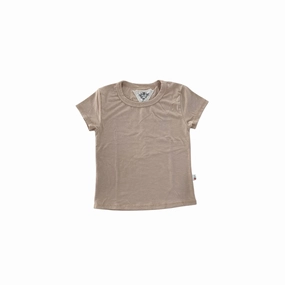 Short Classic Short Sleeve T-Shirt- Nude