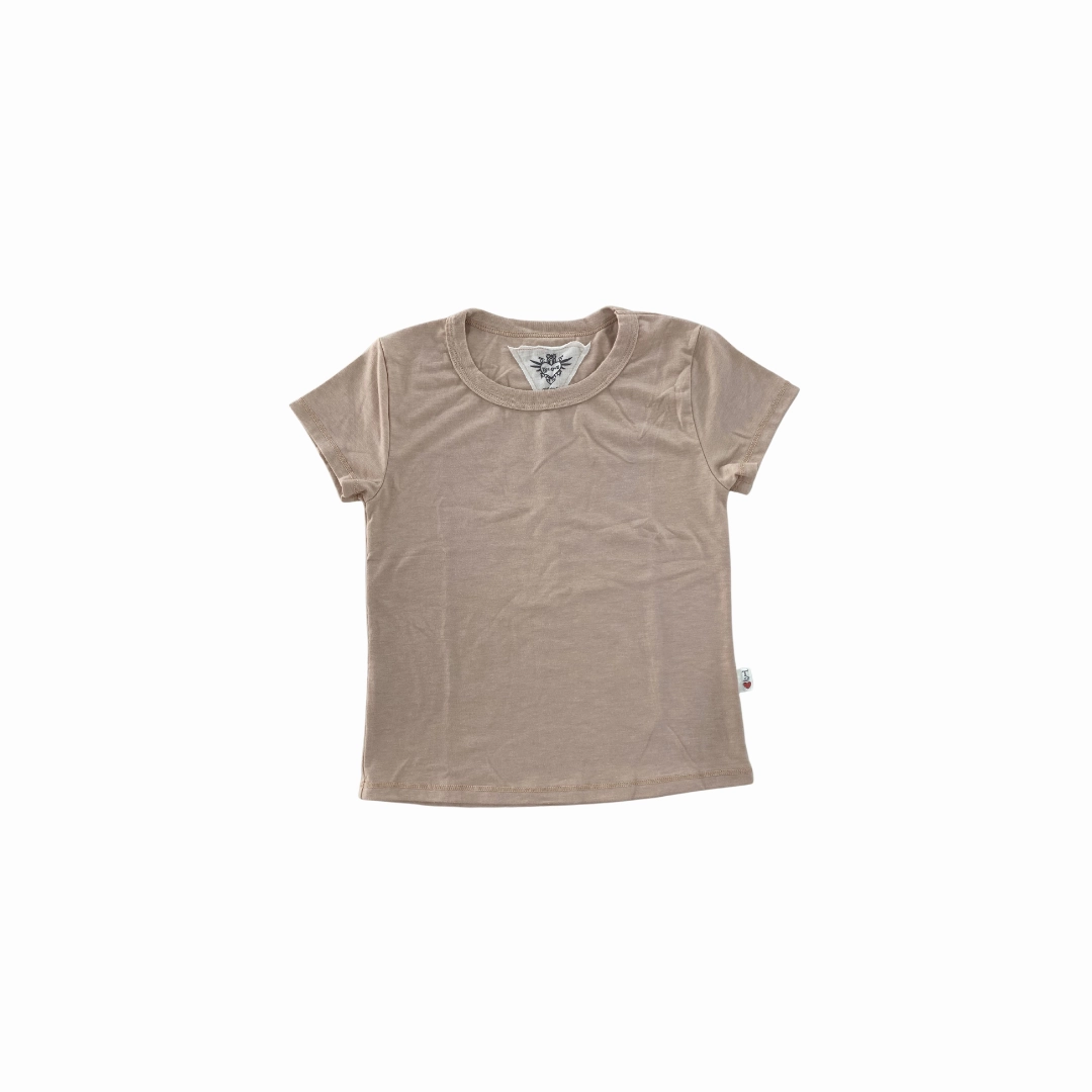 Classic Short Sleeve T-Shirt- Nude Unlined