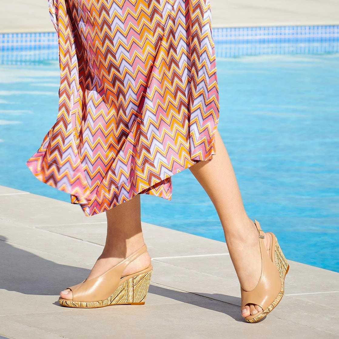 Heel Cushioning Whitney: Sand Leather