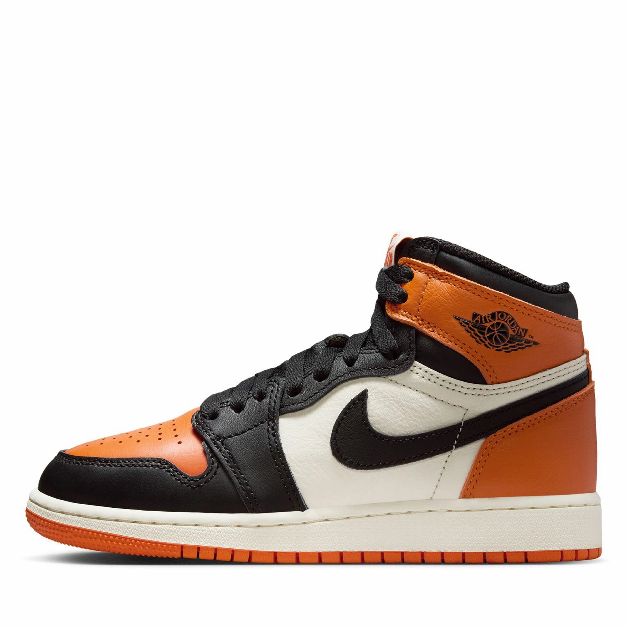 Air Jordan 1 High OG 'Shattered Backboard' (GS) - Black/Starfish Music Spot Lane Classic Comfort Design
