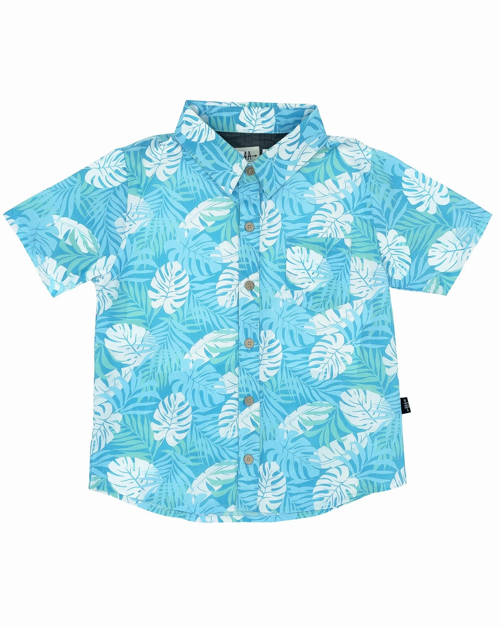 Easy - to - take off Paradise Palm Button Down