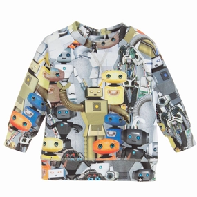 waterproof Multicolor Molo Baby Boy's Elmo Knit Sweatshirt