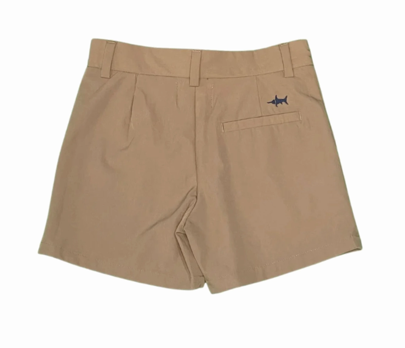 Khaki Palmer Performance Shorts Regular - fit Animal print clothes for children