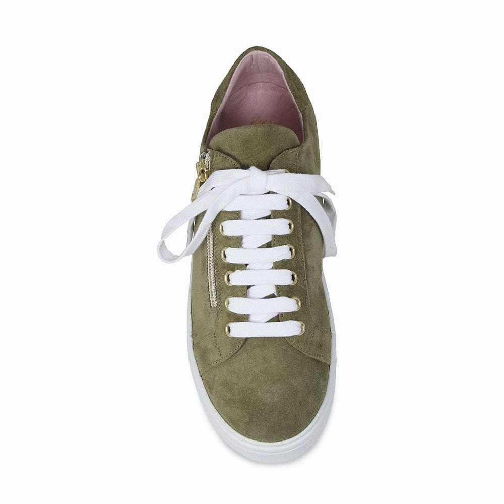Training Ease Feather: Pale Olive Suede