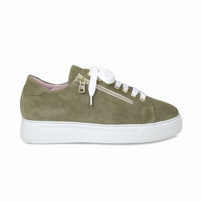 Cushioned lining Feather: Pale Olive Suede
