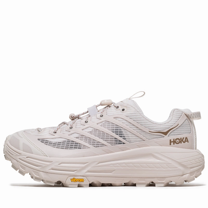 Step Calm Orthopedic friendly Hoka Mafate Three2 Grid - Rose Cream/Stucco