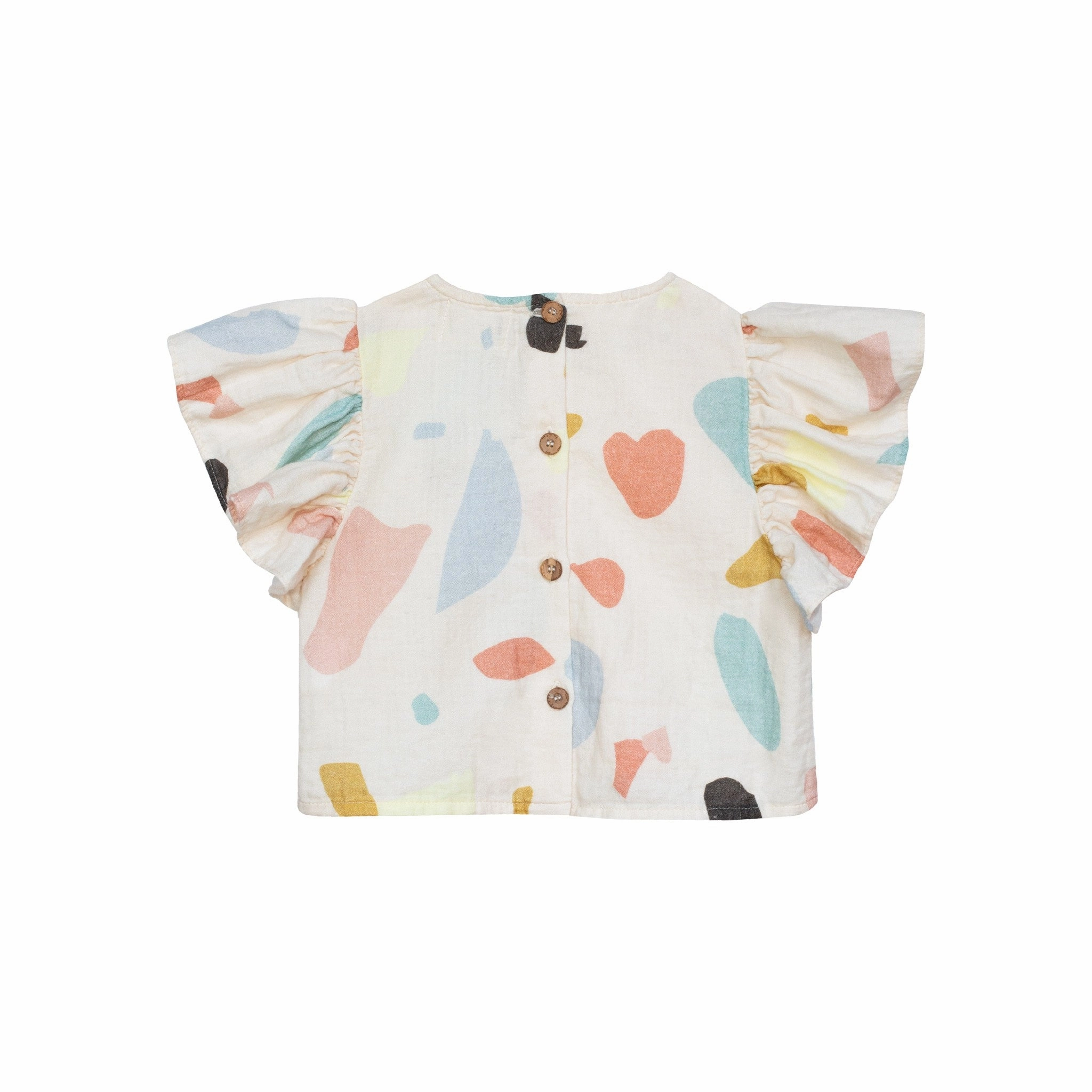 School going kids' wear yellowpelota Kids Lola Terrazo Blouse 37.1-BL36