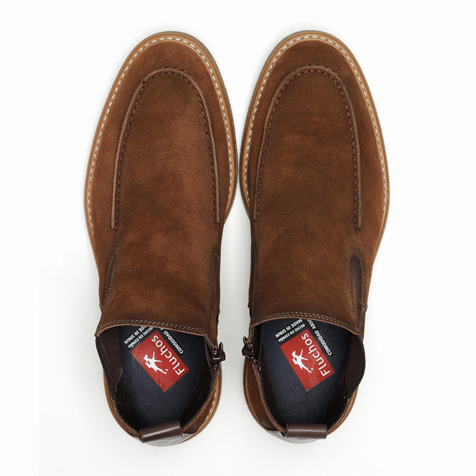 Fluchos Kasper F1821 Chelsea Boot (Men) - Antilope Japanese Minimalism