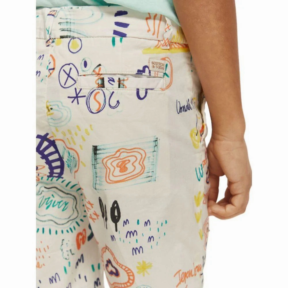Bohemian Princess dresses for children SCOTCH & SODA Kids All-Over Printed Chino Shorts